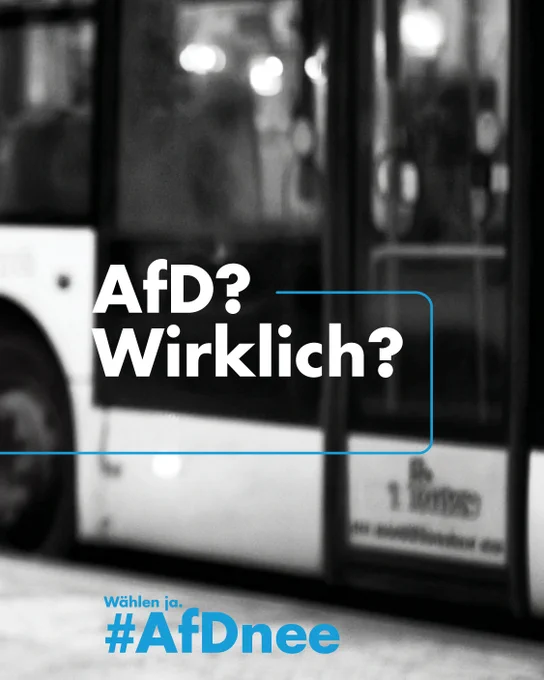 AfD?
Wirklich?
#AfDnee