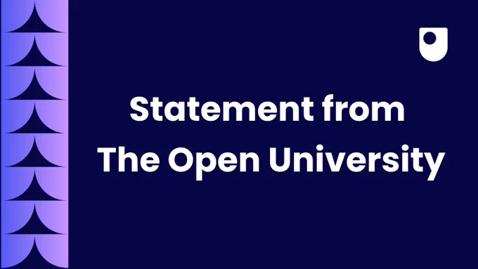 Statement from The Open University