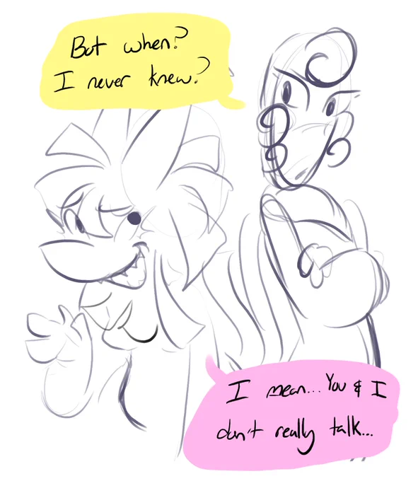 Glisten: But when? I never knew?

Yatta: I mean… You and I don’t really talk
