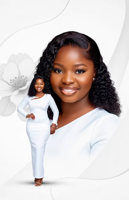 A professional beautiful social media manager and content creator