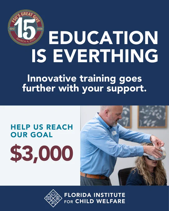 Education is Everything. Innovative training goes further with your support. Help us reach our goal of $3000 today #FSUGreatGive 