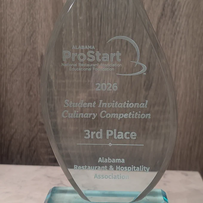 Alabama ProStart National Restaurant Association 2026 Student Invitational Culinary Competition 3rd Place Alabama Restaurant and Hospitality Association
