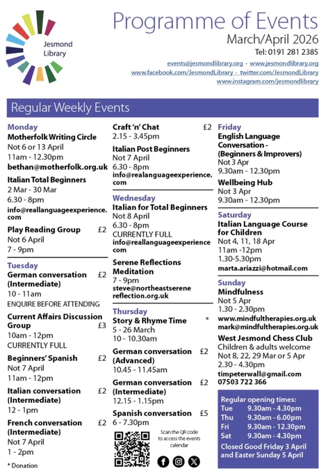 List of events