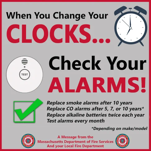 When you change your clocks, check your alarms! 