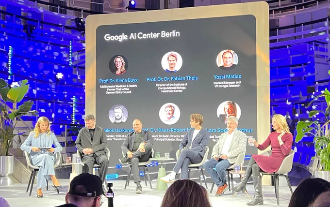 panelists on stage