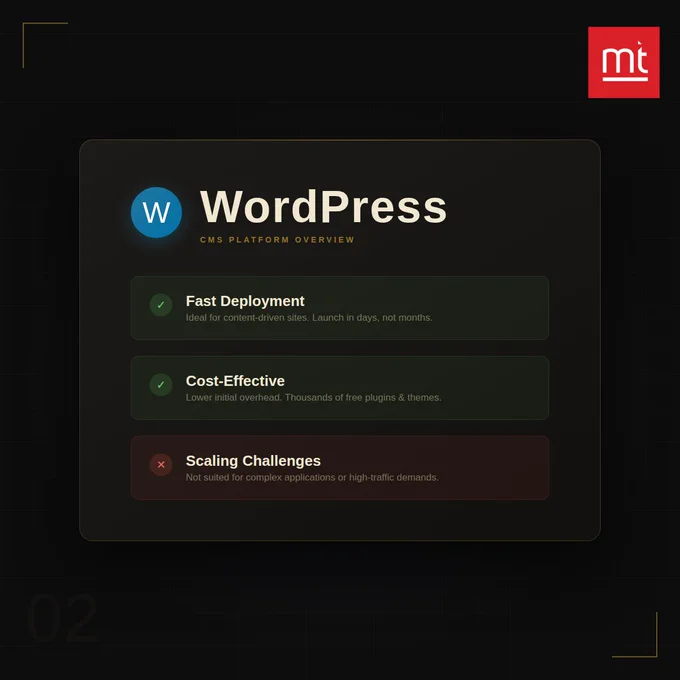 WordPress platform pros and cons overview.