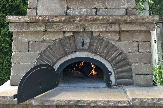 backyard brick oven