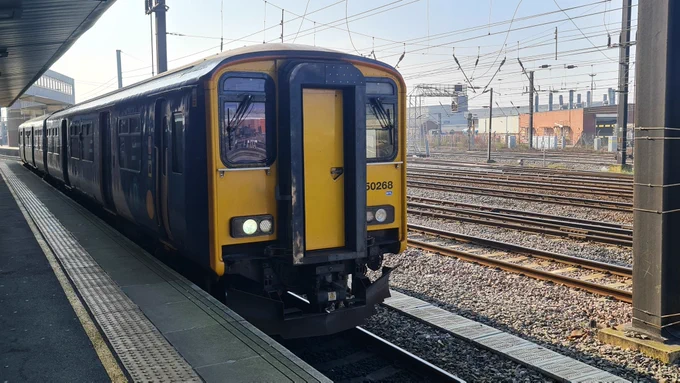 Northern Trains 150268 at Doncaster Railway Station Platform 0 