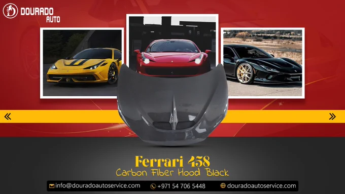 Ferrari 458 Carbon Fiber Hood for Sale