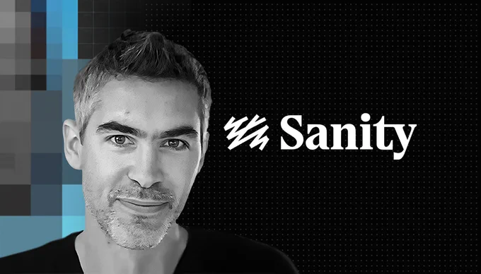 Magnus Hillestad headshot and Sanity logo