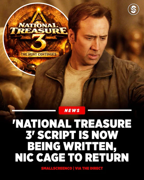 National Treasure 3 in the works with Nicolas Cage returning