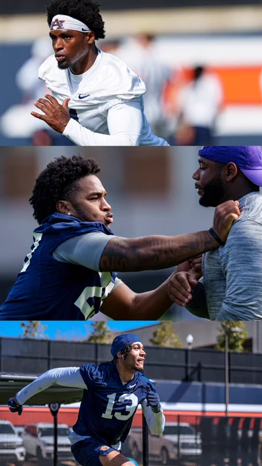 Photos of Rayshawn Pleasant, Omar Mabson II, and Kory Pettigrew during offseason workouts