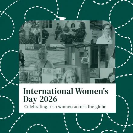 International Women's Day 2026. Celebrating Irish women across the globe. 