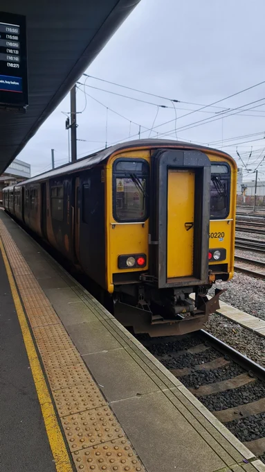 Northern Trains 150220 at Doncaster Railway Station Platform 0 