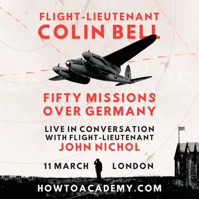 Poster advertising john and Colin's show on 11 march
