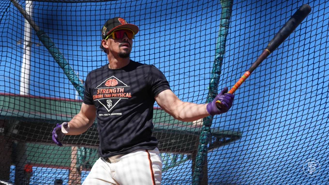 Adames in a "Strength is More Than Physical" Shirt