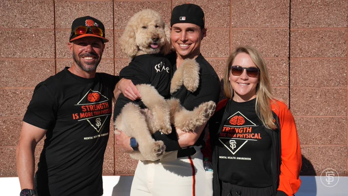 Jayce Tingler, Drew Robinson, Shana Alexander and Ellie in "Strength is More Than Physical" Shirts