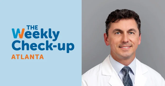 Photo of Dr. Joseph Burns and The Weekly Check-Up logo