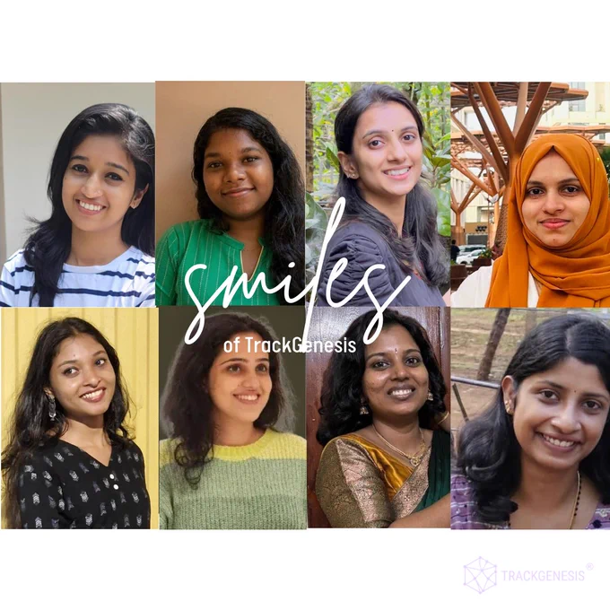Women employees of TrackGenesis Aberdeen