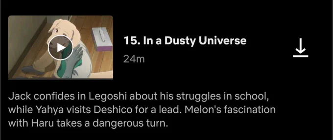 A Netflix thumbnail, featuring an emotionally intense scene I got to animate 