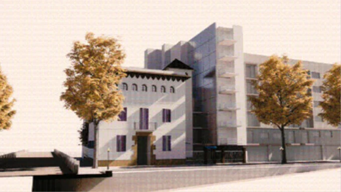 Aquest edifici de nou plantes enganxat i que tapa la façana principal de l’edifici protegit, si mai s’arriba a construir, constituiria una gran aberració arquitectònica. L’arquitecte, autor de Cal Terzi, Josep Font i Gumà, no es mereix aquesta falta de respecte. 