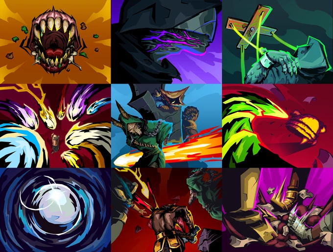 Various new card portrait art assets.