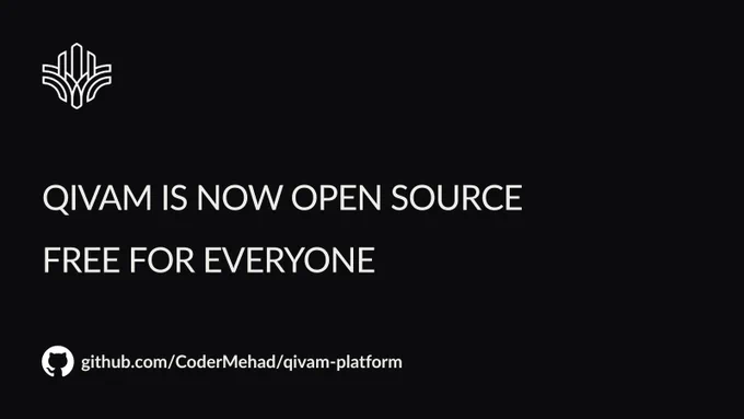 Qivam is now open source. Free for everyone