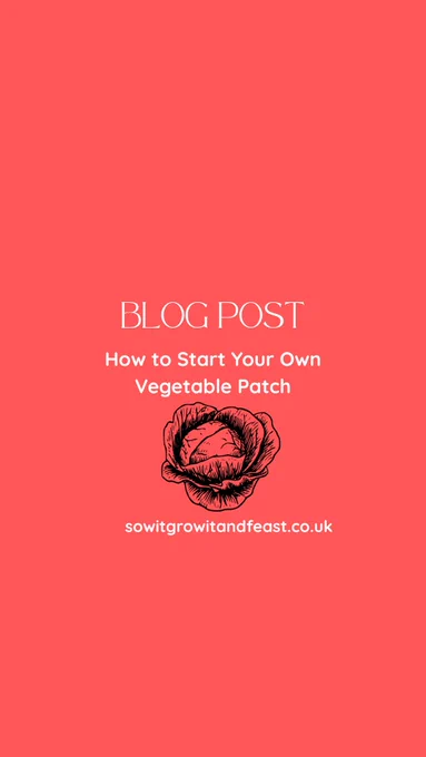 Blog Post.
How to start your own vegetable patch.
sowitgrowitandfeast.co.uk