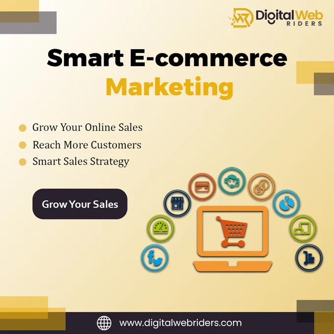 𝐒𝐦𝐚𝐫𝐭 𝐄-𝐜𝐨𝐦𝐦𝐞𝐫𝐜𝐞 𝐌𝐚𝐫𝐤𝐞𝐭𝐢𝐧𝐠 𝐓𝐡𝐚𝐭 𝐃𝐫𝐢𝐯𝐞𝐬 𝐑𝐞𝐚𝐥 𝐑𝐞𝐬𝐮𝐥𝐭𝐬!

Ready to take your online store to the next level? With the right strategy, your e-commerce business can attract more customers, boost conversions, and scale faster than ever.

𝐖𝐡𝐚𝐭 𝐖𝐞 𝐎𝐟𝐟𝐞𝐫:
Grow your online sales with proven strategies
Reach more customers across multiple channels
Build a smart, data-driven sales approach

From targeted ads to conversion optimization, we help you turn clicks into loyal customers

Start scaling your e-commerce success today!
www.digitalwebriders.com

#EcommerceMarketing #DigitalMarketing #OnlineSales #BusinessGrowth #MarketingStrategy #EcommerceSuccess #LeadGeneration #SocialMediaMarketing #DigitalWebRiders