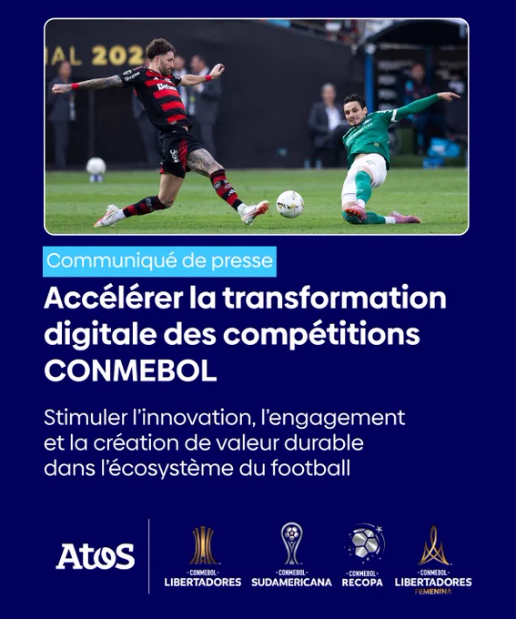 Atos dévoile les services qu’il fournira à la CONMEBOL lors des tirages au sort des compétitions CON