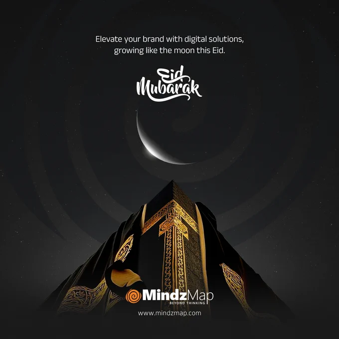 MindzMap Eid Mubarak Poster