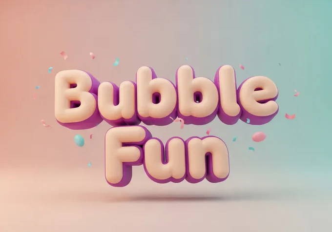 Bubble Fun Font