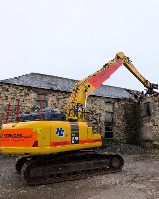 Plant hire in Cornwall