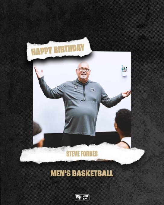 Happy Birthday to Coach Steve Forbes!