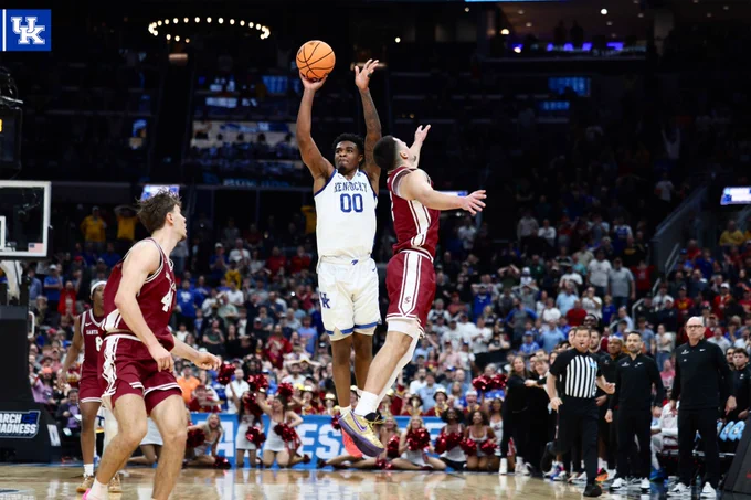 Otega Oweh game tying shot. 