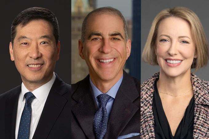 Clifford Chance's Chang-Do Gong, Wachtell's Adam Emmerich and DLA's Amy Carbins