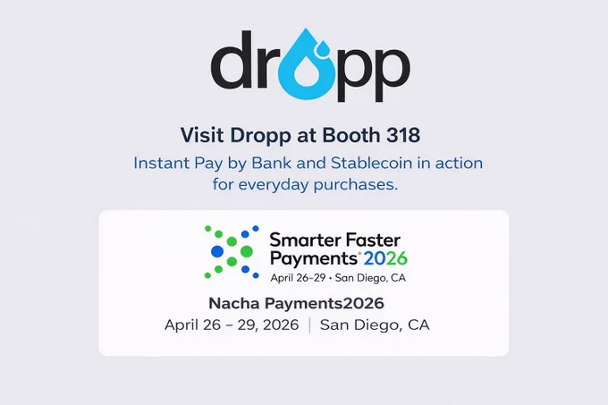 Dropp at Smarter Faster Payment Conference 