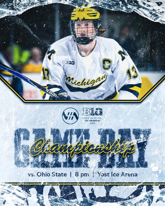 Michigan takes on Ohio State at 8 pm. Links for stream, audio and live stats follow.