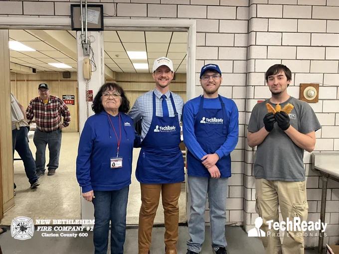🙏🐟 Fry-tastic night in New Bethlehem! 

Thanks to everyone who supported the Fish Fry. Volunteers shared leftover desserts with Broadwood Towers residents 🍰💛 Special thanks to Patty Kline for coordinating! 🚒👏 

#NewBethlehem #FireCompany #RedbankValley #Volunteers