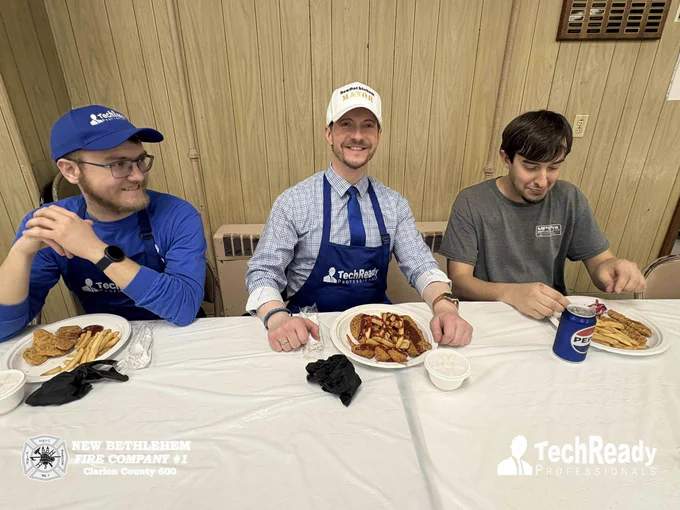 🙏🐟 Fry-tastic night in New Bethlehem! 

Thanks to everyone who supported the Fish Fry. Volunteers shared leftover desserts with Broadwood Towers residents 🍰💛 Special thanks to Patty Kline for coordinating! 🚒👏 

#NewBethlehem #FireCompany #RedbankValley #Volunteers