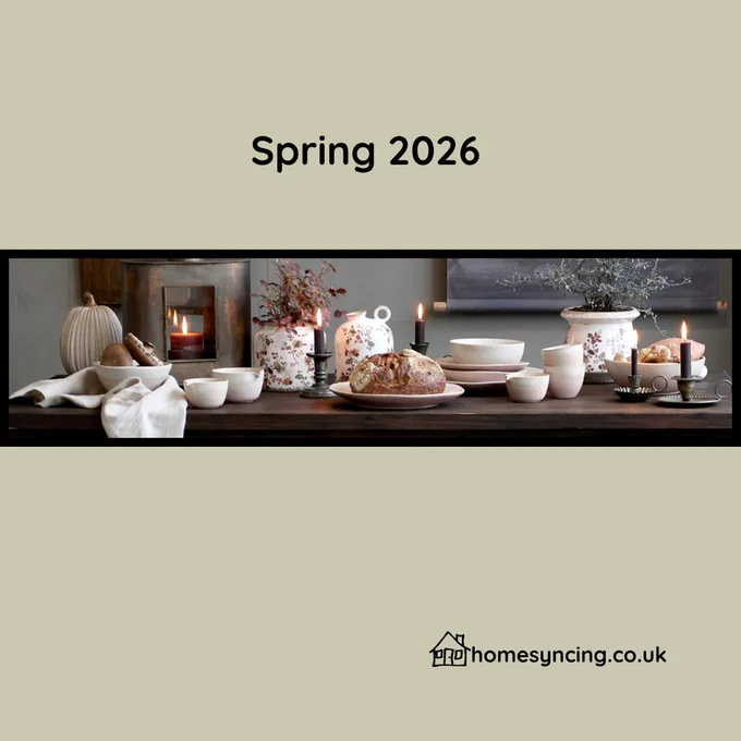 Spring 2026.
Valence Dusty Rose Dinner Service
homesyncing.co.uk