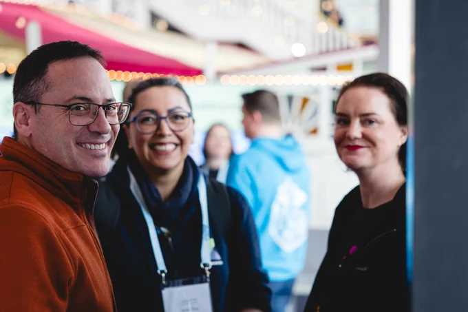 Andres Almiray, Ixchel Ruiz and Marit van Dijk at JavaLand.
