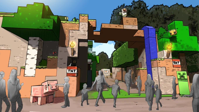 Concept Art image of Minecraft World