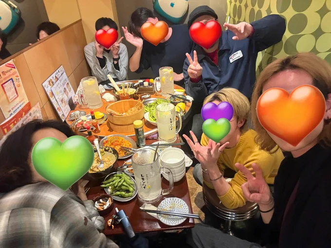 みんな仲良ぴ。大好きぴ🫶