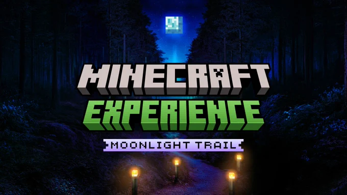 Concept art image saying Minecraft Experience: Moonlight Trail