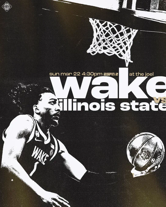 Gameday - Wake Forest men's basketball vs. Illinois State - Sunday, March 22 at 4:30 p.m. inside LJVM Coliseum
