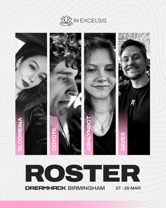 The IX Halo team for DreamHack Birmingham 2026.
