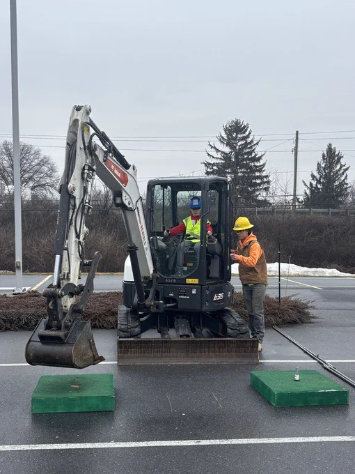 operating a machine