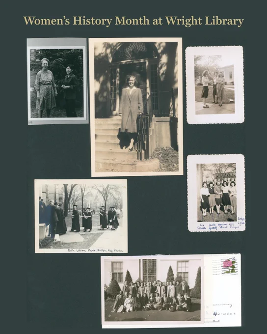 photos of women in the earliest yrs (1940s) of Tennent Hall, incl. R. Koftloff; M. Stout Wilson, B. Lefevre Gibson, E. Plaxco, L. Cassel, R. Gittel, K. Troupe, E. Lytle, L. Henry, M. Ronaldson, J. Casset, M. Olson, A. Cole, B. Bonneville, M. Dunbar, M. Cooper, D. Sacker, E. Miller, Dr. Crawford, Mrs. Mackay, B. Downs, Cheryl (?), C. Miller, B. Robertson, B. Downing, J. Carlson, G. Wach, M. Carnine, M. Rizzo, P. Hurrell, R. Frazer, J. Bellerjeau, S. Harris, Mrs. Patrick, "Pres" Agnes