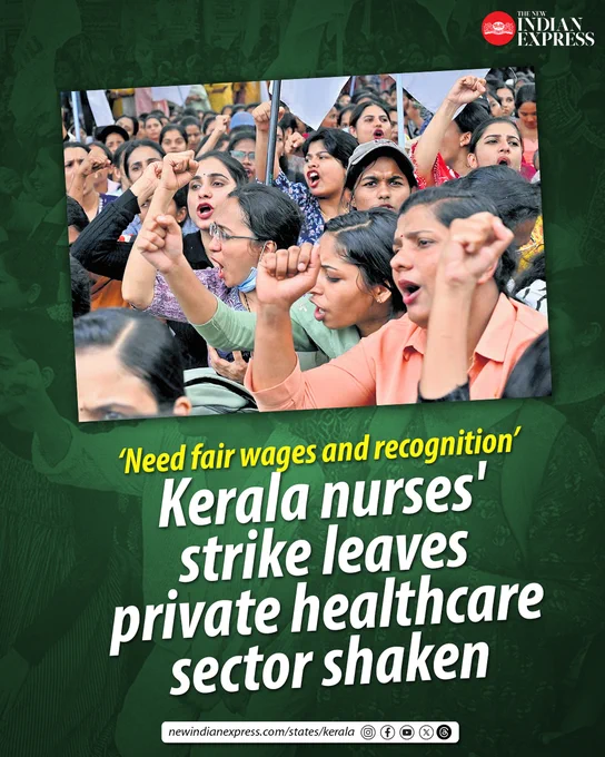 Nurses in private hospitals have begun their largest strike since the Covid pandemic, demanding fair wages and recognition for their undervalued work. The protest, which disrupted services across many hospitals on Monday, has evoked mixed responses: while some hospitals agreed to raise salaries of nursing staff and tutors by Rs 8,000 to Rs 12,000, others refused to negotiate.